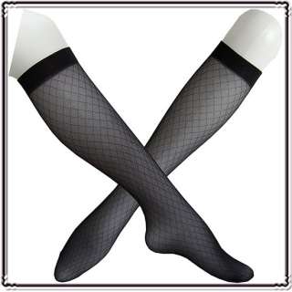 15 style black design knee high socks/stockings  