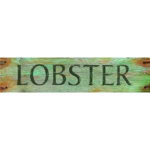  Vintage Beach Signs   Lobster