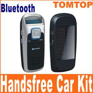 Solar Powered Handsfree Bluetooth Car Kit FM+MP3 Player  