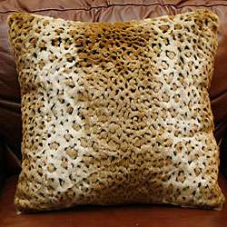Cheetah Faux Fur Pillows (Set of 2)  