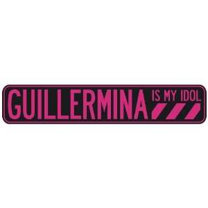   GUILLERMINA IS MY IDOL  STREET SIGN