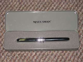 Vintage Marksman Fountain Pen w/Metal Box  