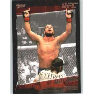  2010 Topps UFC Trading Card # 128 Matt Wiman (Ultimate 