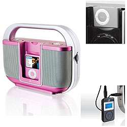 GPX iLive BL108P Pink iPod Dock/ Boombox  