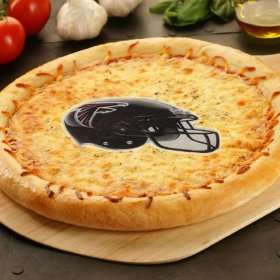  NFL Atlanta Falcons 6 Pack Edible Helmet Pizza Prints 