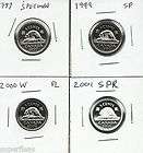   SP 1999SP 2000w PL 2001PR Canadian Beaver Nickels Collector Coins