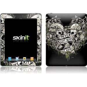 US Army Never Accept Defeat skin for Apple iPad