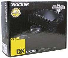 Kicker 11DX5001 500 Watt Mono Car Audio Class “D” Sub Amplifier 