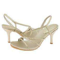 Kenneth Cole Reaction Hi On You Champagne Metallic Sandals   