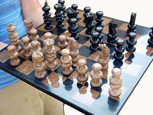 13.3 Hand Carved Onyx Chess Set Chess102  