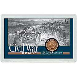 American Coin Treasures Civil War Penny  Overstock