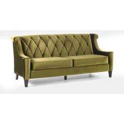 Modern Green Velvet Sofa  