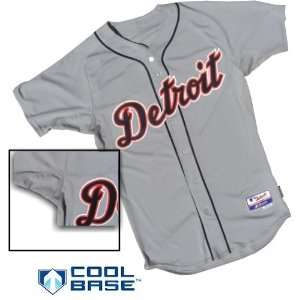  Detroit Tigers Authentic 2012 COOL BASE Road Athletic 