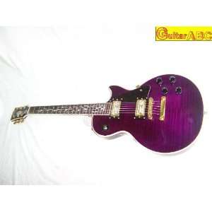     custom with purple sunburst electric guitar Musical Instruments