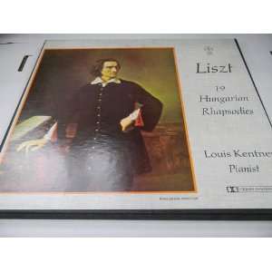  Liszt 19 Hungarian Rhapsodies Louis Kentner Pianist (Box 