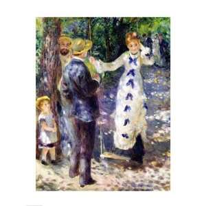  The Swing, 1876   Poster by Pierre Auguste Renoir (18x24 