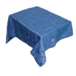 Caprice Periwinkle Damask Table Cloth  