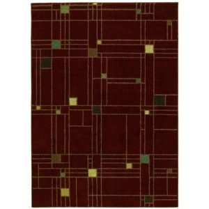   Area Rugs: Origins Rug: City Streets: Cayenne Red: 26X710 Runner
