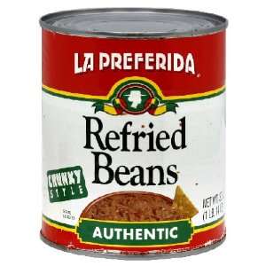 La Preferida, Bean Refried Authtc, 30 Ounce (12 Pack)  