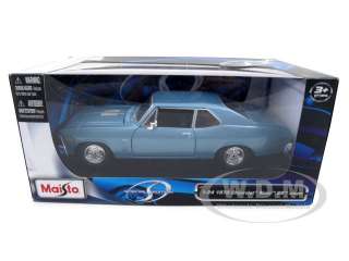 1970 CHEVY NOVA SS COUPE BLUE 1:24 DIECAST MODEL CAR  