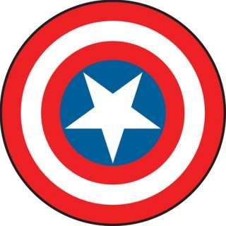   AMERICA SHIELD WALL DECAL Bedroom Stickers Vintage Comic Book Decor