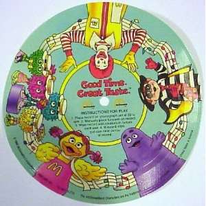  1988 Mcdonalds 33 1/3 Rpm Paper Record: Everything Else