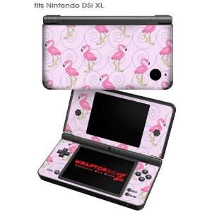  Nintendo DSi XL Skin   Flamingos on Pink by WraptorSkinz 
