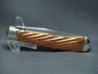 Rough Rider Trapper Knife Genuine Brown Twisted..2010  
