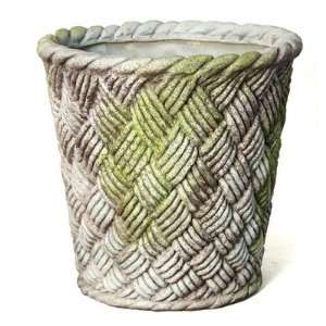  OrlandiStatuary FS8435 22 Large Nied Weave Basket Round 