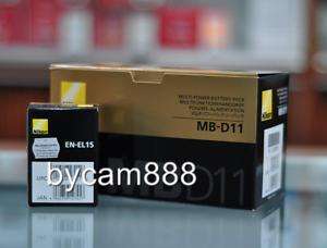 Nikon MB D11 Battery Grip with EN EL15 for D7000 NEW  