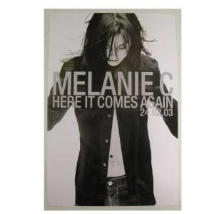  Melanie C of the Spice Girls Poster Mel. Mel 20 By 30 