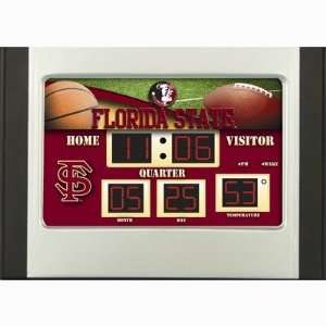 Florida State Seminoles Scoreboard Desk Clock