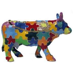  Cows on Parade Puzzle Jeweled Cow Box 