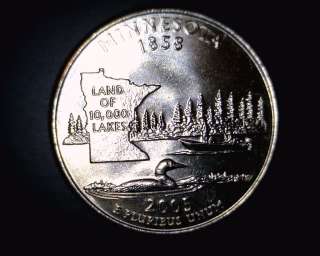 2005 D Minnesota Unc. State Quarter Coin  