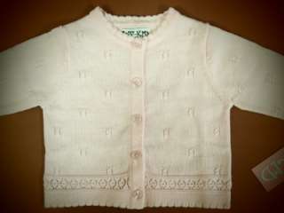NWT BABY GIRL CARDIGAN SWEATER CK291021 (0 9 months)  