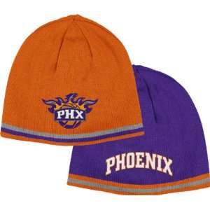  Adidas Phoenix Suns Team Reversible Knit Hat: Sports 