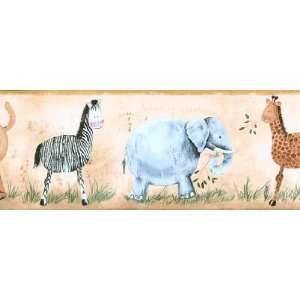  Baby Zoo Animals Wallpaper Border: Home Improvement