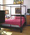 Modern, classical CA King solid wooden bedframe with four posts