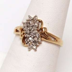 Diamond Cluster Cocktail Ring (#564)  