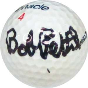  Signed Bob Pettit Basketball   Golf   Autographed 
