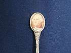   1st president face enamel tarnished collector souvenir spoon