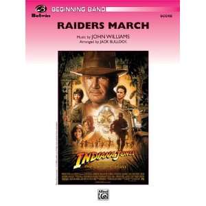 Raiders March Conductor Score Concert Band  Sports 