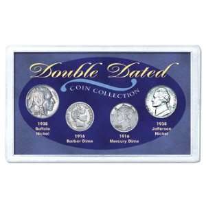    Double Dated Coin Set ~ Barber Mercury Dime 