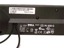 DELL Multimedia Soundbar Speaker Sound Bar LCD Monitor AS501 fits 