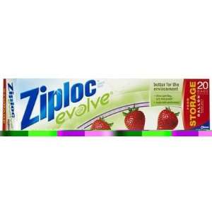  Ziploc Evolve Storage Bags, Gallon Size 20 ct (Quantity of 