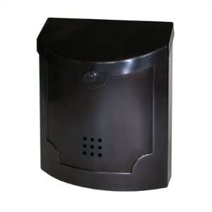  Black Pewter Plated Wall Mailbox: Patio, Lawn & Garden