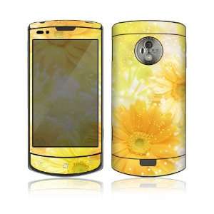  LG Optimus 7 (E900) Decal Skin   Yellow Flowers 