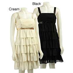 Essentials by A.B.S Womens Tiered A line Dress  Overstock