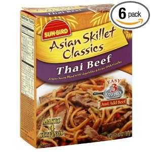 Sunbird Asian Skillet Classics Thai Beef, 5.82 Ounce (Pack of 6 
