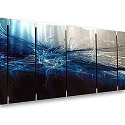 Ash Carl Forever 7 panel Abstract Metal Wall Art  Overstock